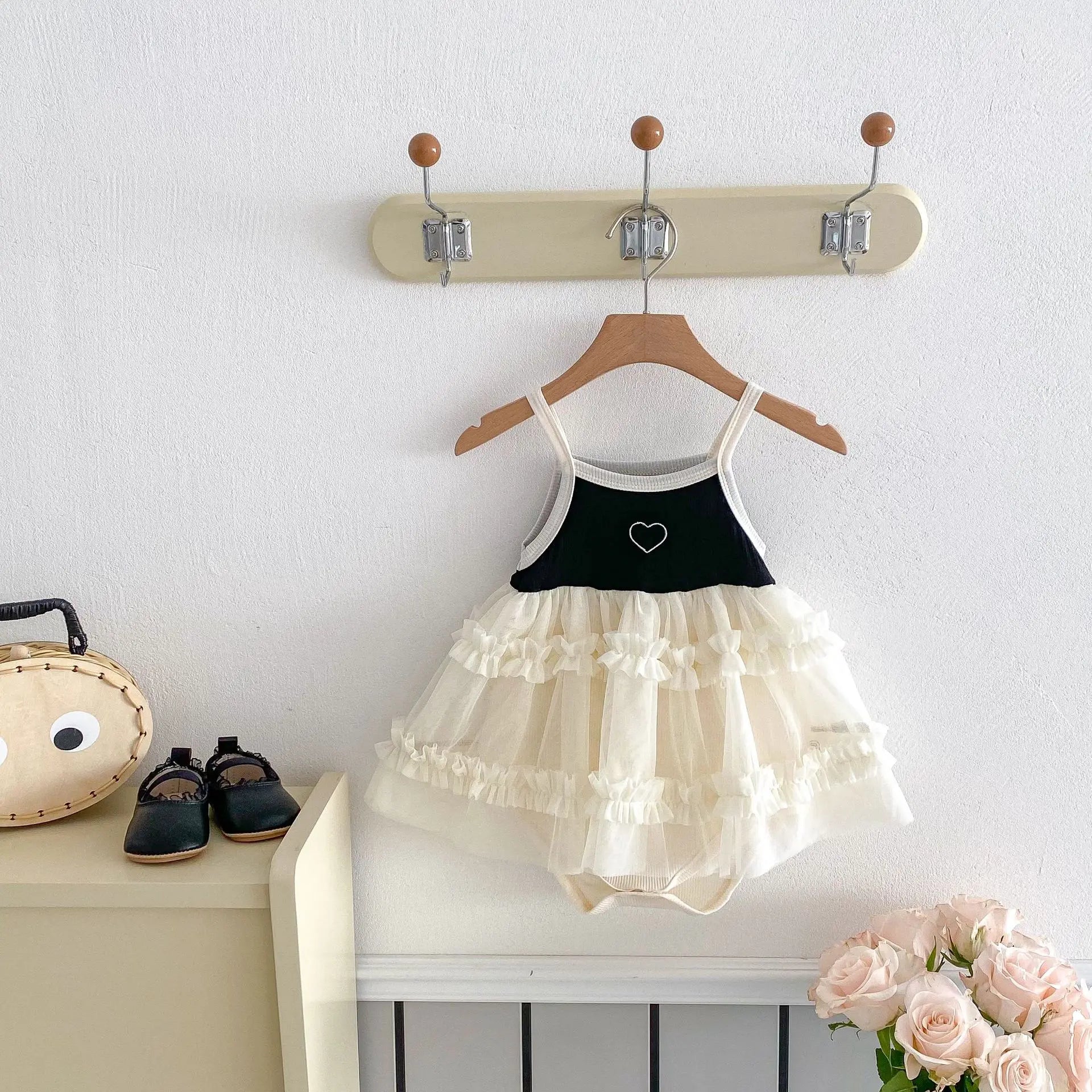 Girls Mesh Dress Onesie