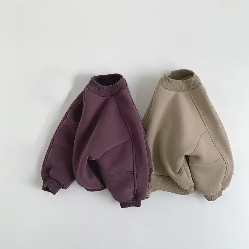 Solid Fleece Sweatshirt