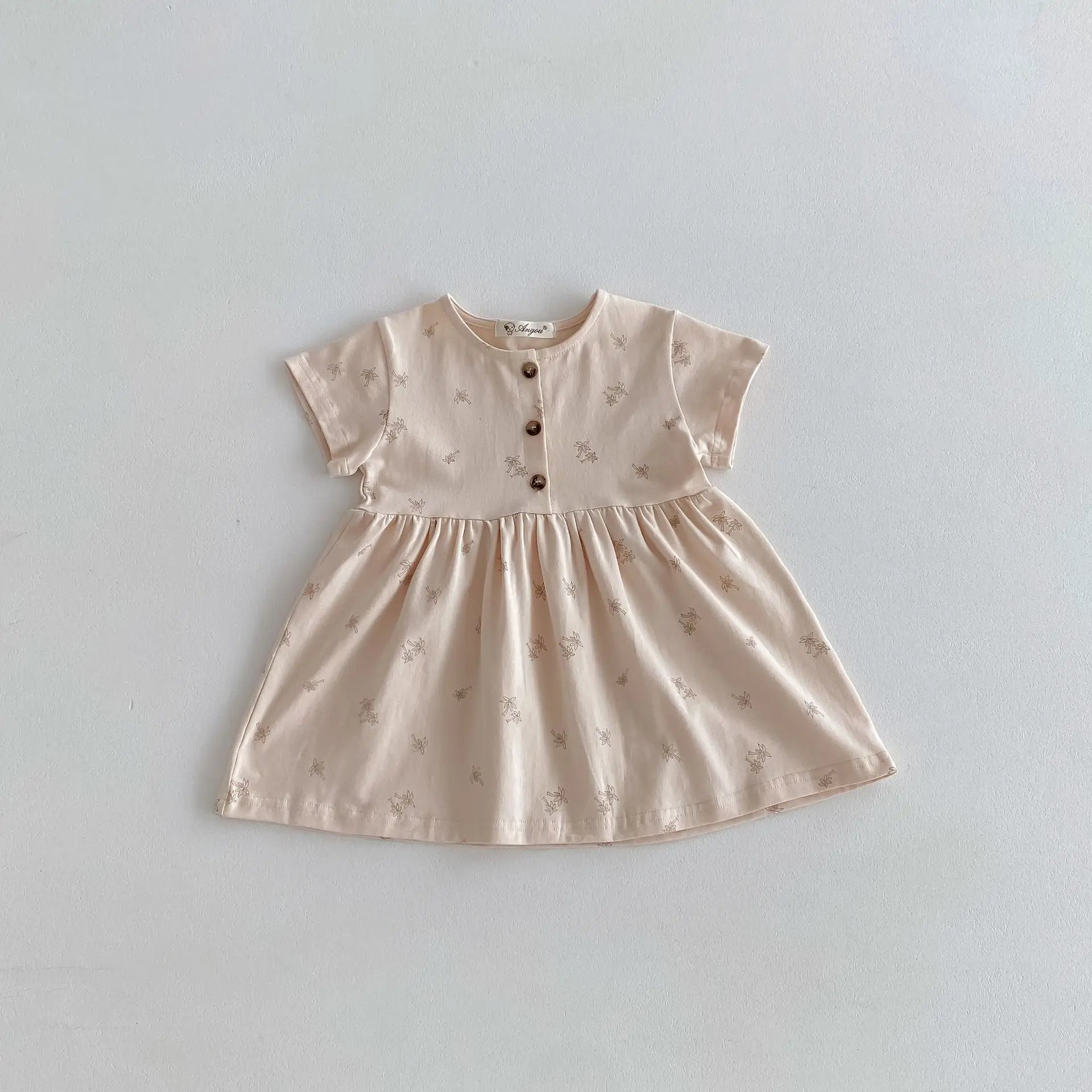 Cute Short Sleeve Casual Dress