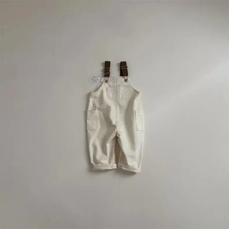 Cozy Cotton Denim Overalls for Babies