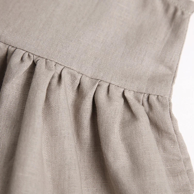 Vintage Pleated A-Line Dress