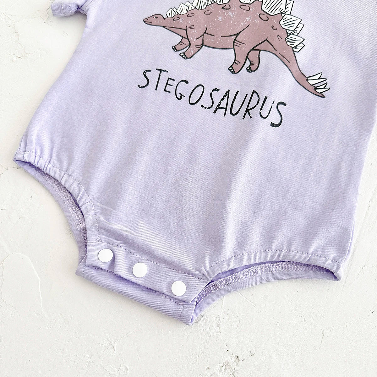 Dinosaur Print Short Sleeve Onesie