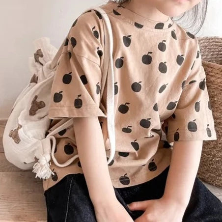 Cherry Print Casual Tee