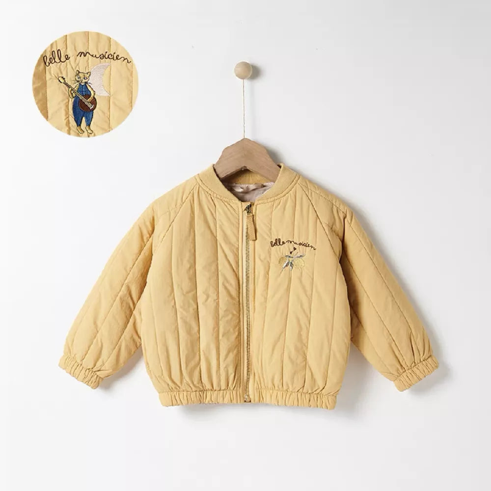 Fleece-Lined Kids Bomber Jacket