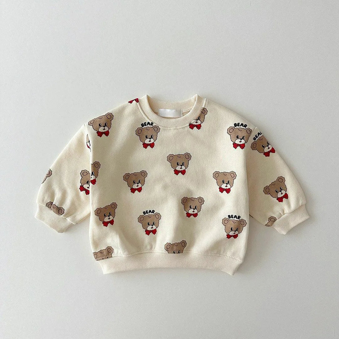 Bear & Bunny Print Jogger Set