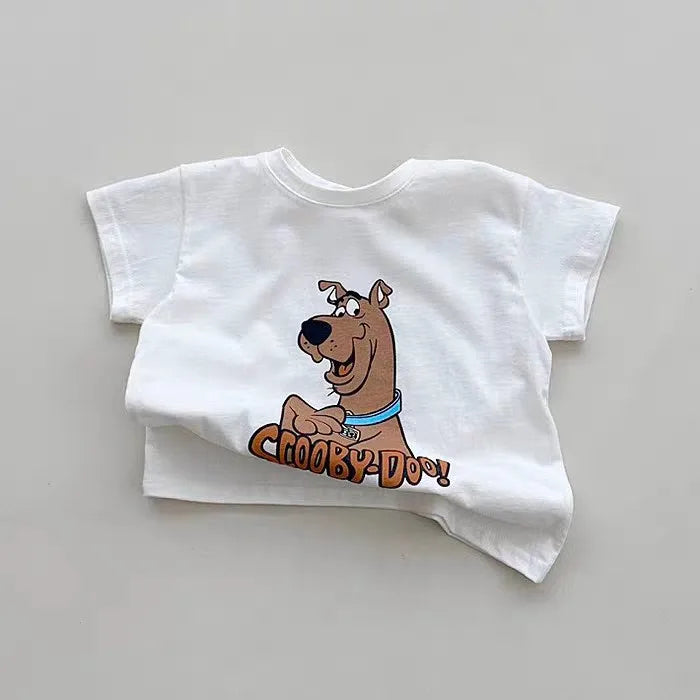 Cute Cartoon Dog Short Sleeve T-Shirt