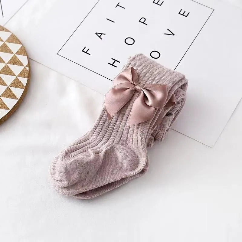 Cute Bowknot Tights For Girls