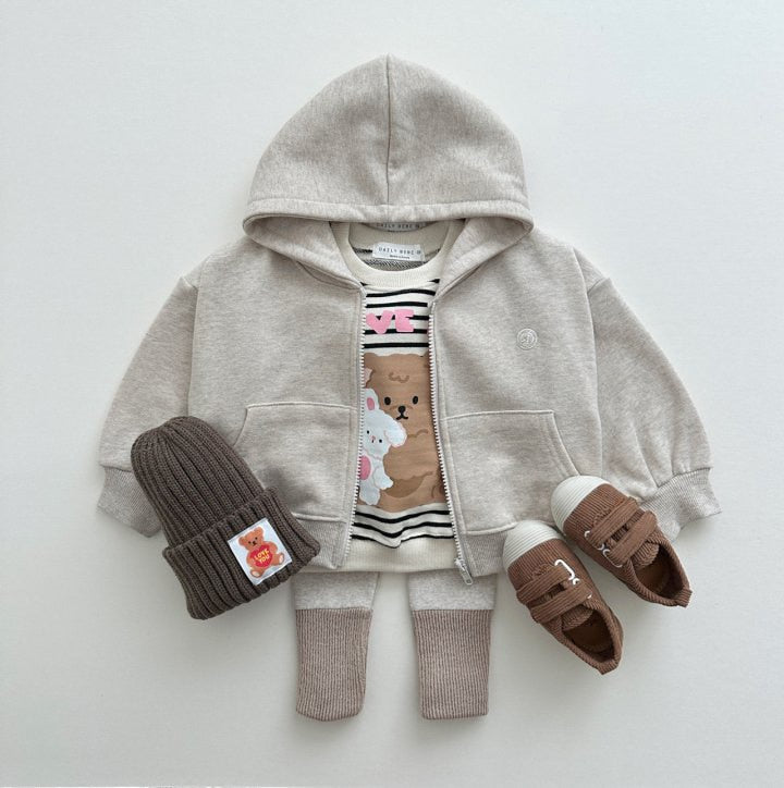 Children Hooded Jogger Set