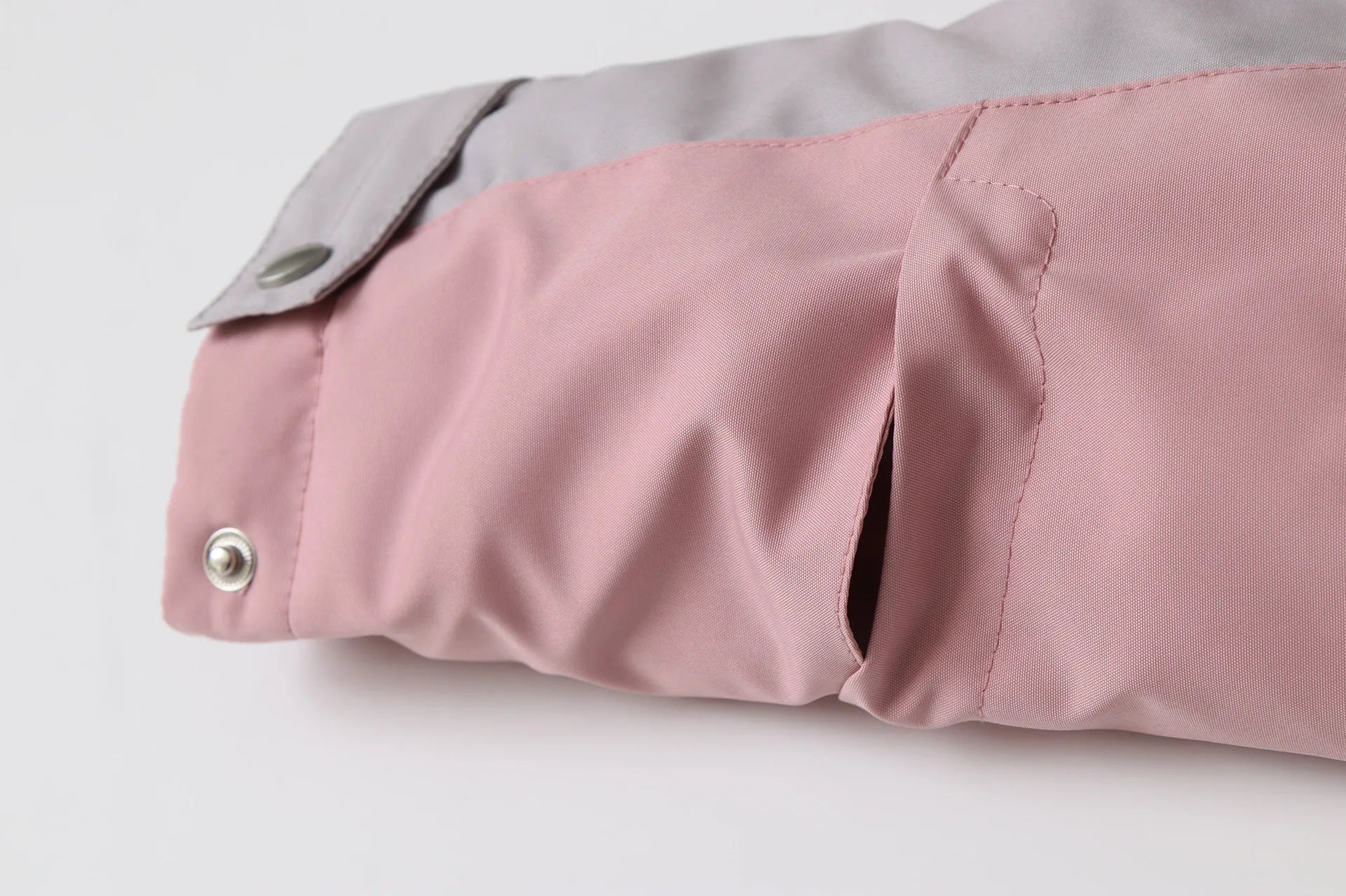 Color-Block Hooded Thick Snowsuit