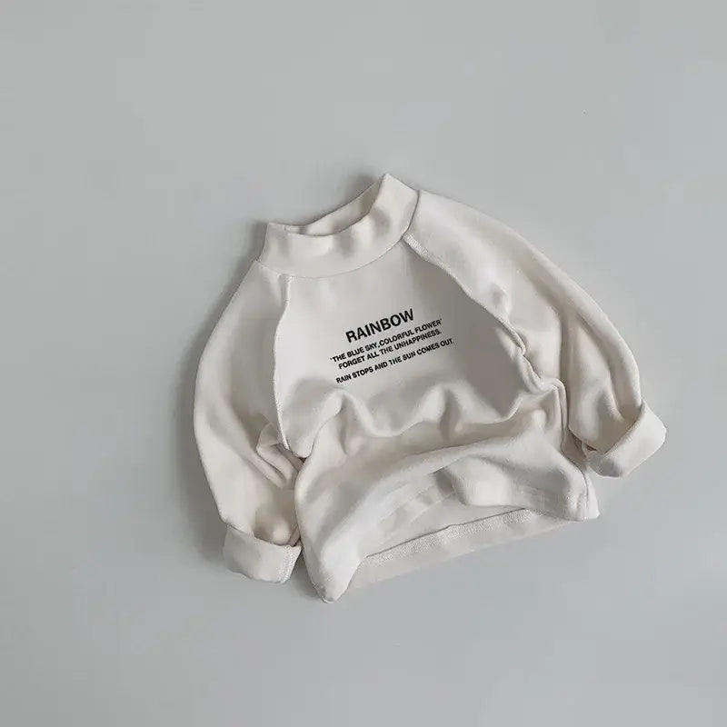 'RAINBOW' Long Sleeve Fleece Top