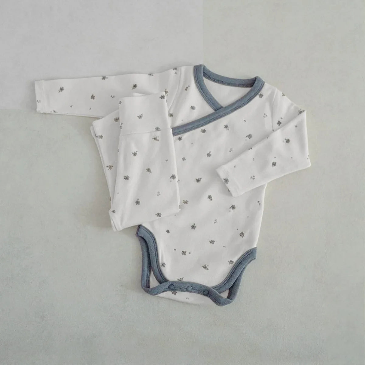 Long-Sleeved Onesie and Leggings Set