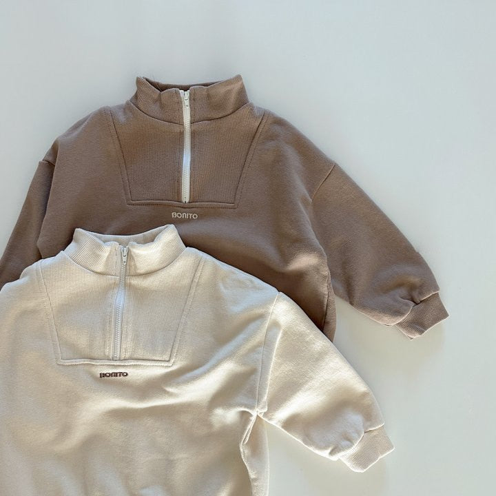 Zip Collar Sweatshirt