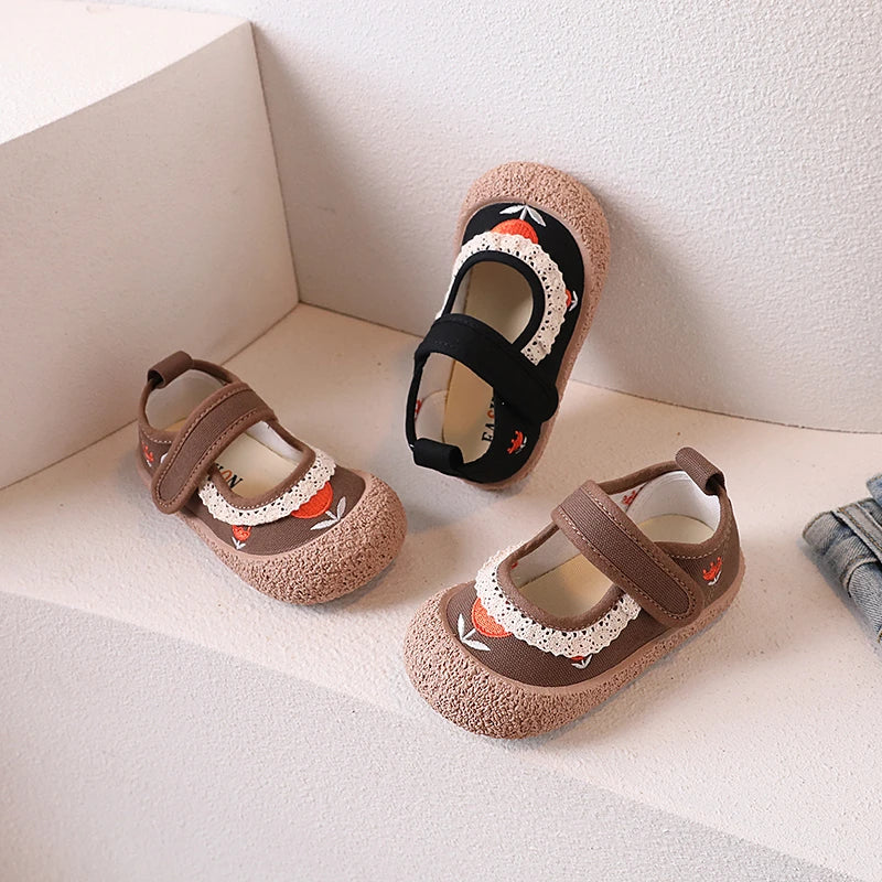 PetalBloom Ruffle Sandals