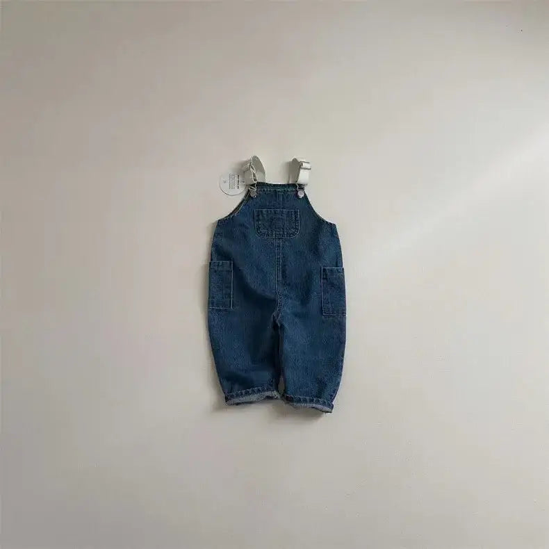 Cozy Cotton Denim Overalls for Babies