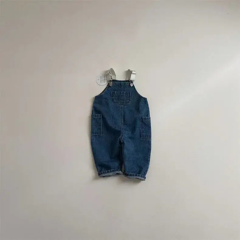 Cozy Cotton Denim Overalls for Babies