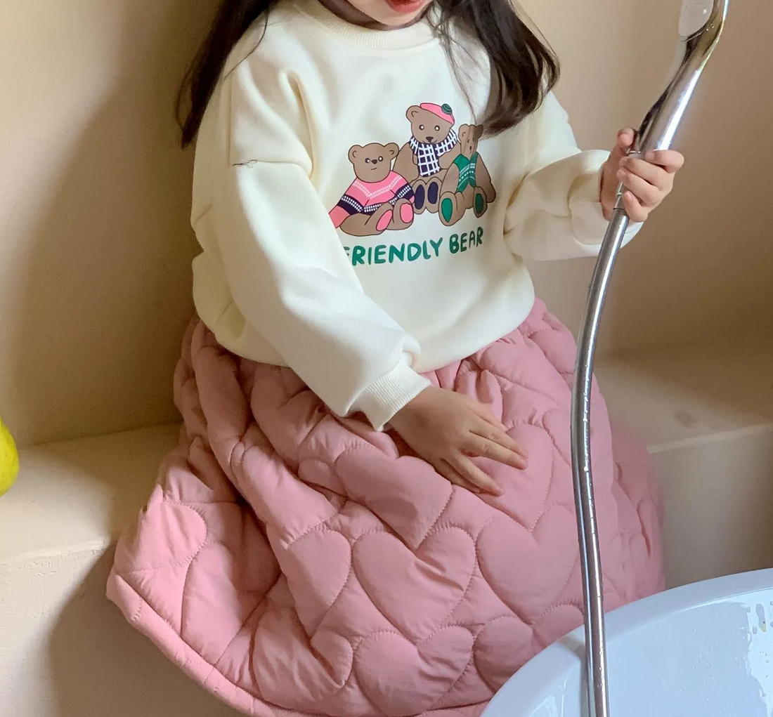 'Friendly Bear' Winter Fleece Sweatshirt
