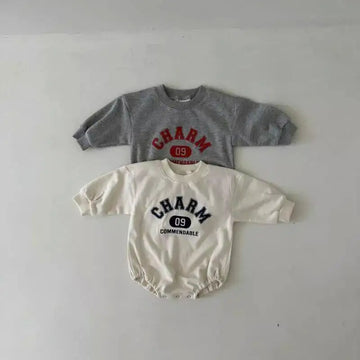 "CHARM" Long-Sleeved Onesie
