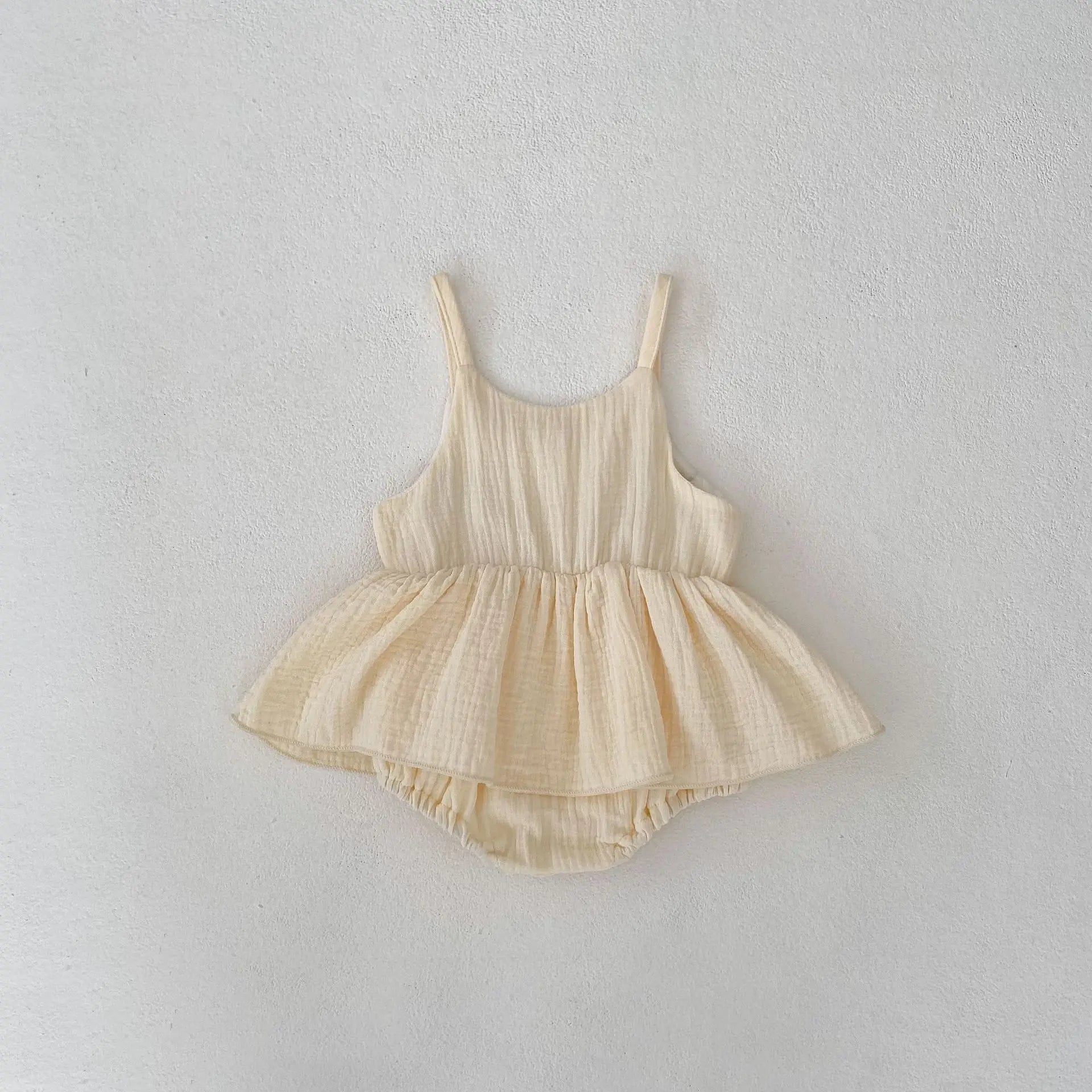 Girls Embroidered Camisole Onesie