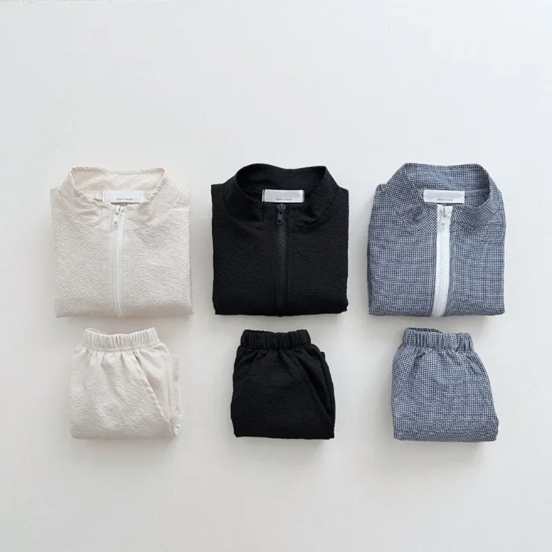Two-Piece Lightweight Shorts & Jacket Set