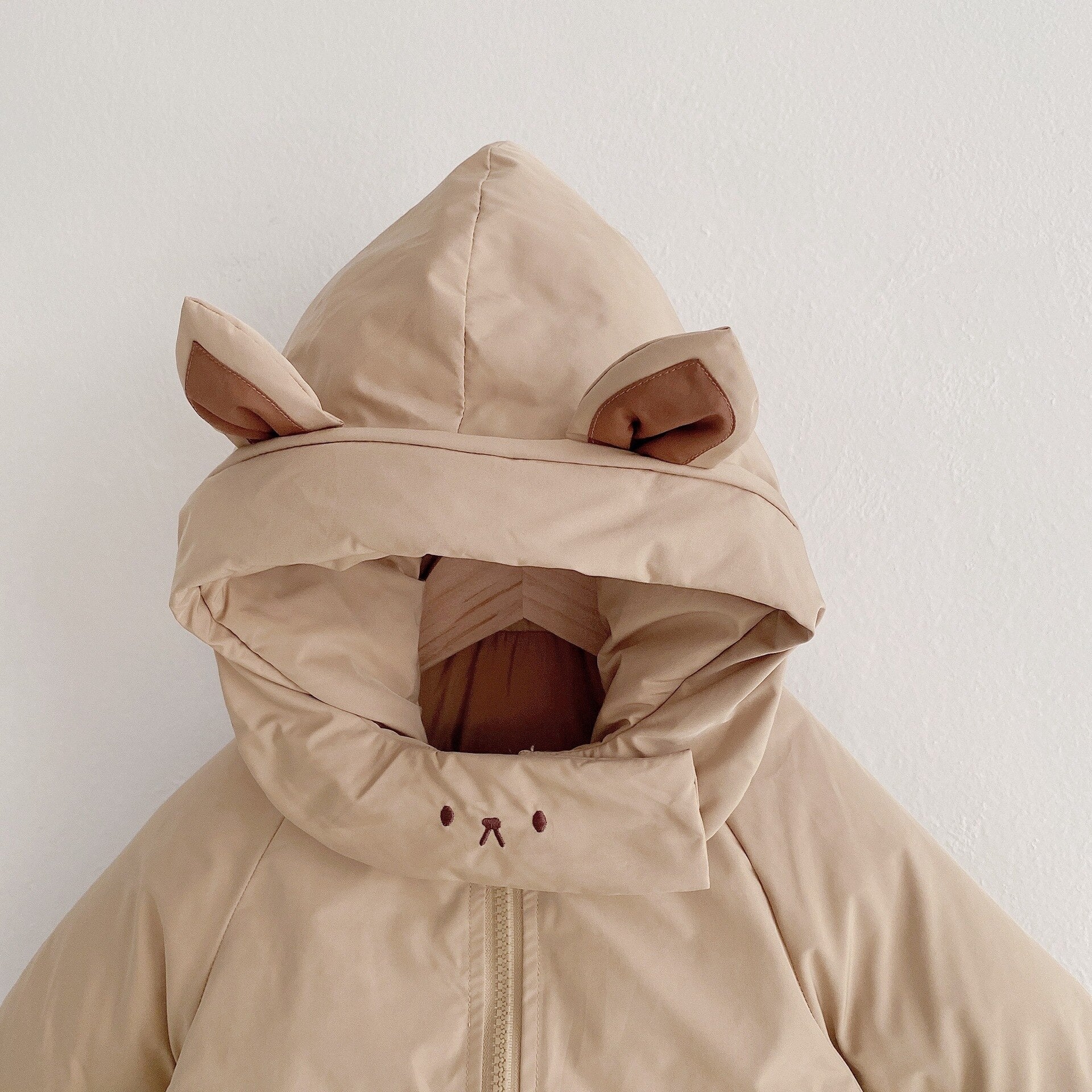 Winter Thick Hooded Romper