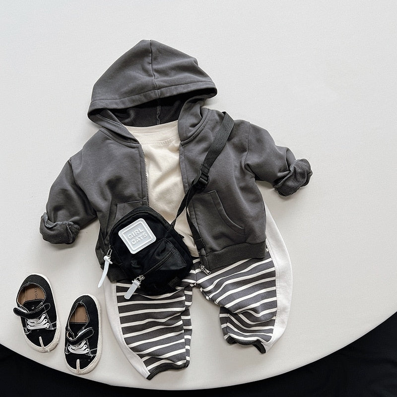 Children's Casual Hooded Jacket