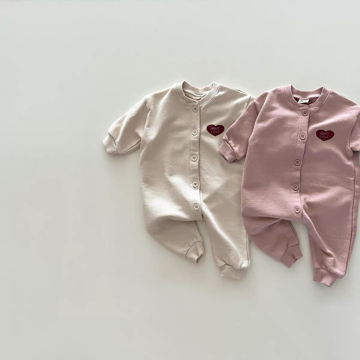 'About Love' Button-Down Romper