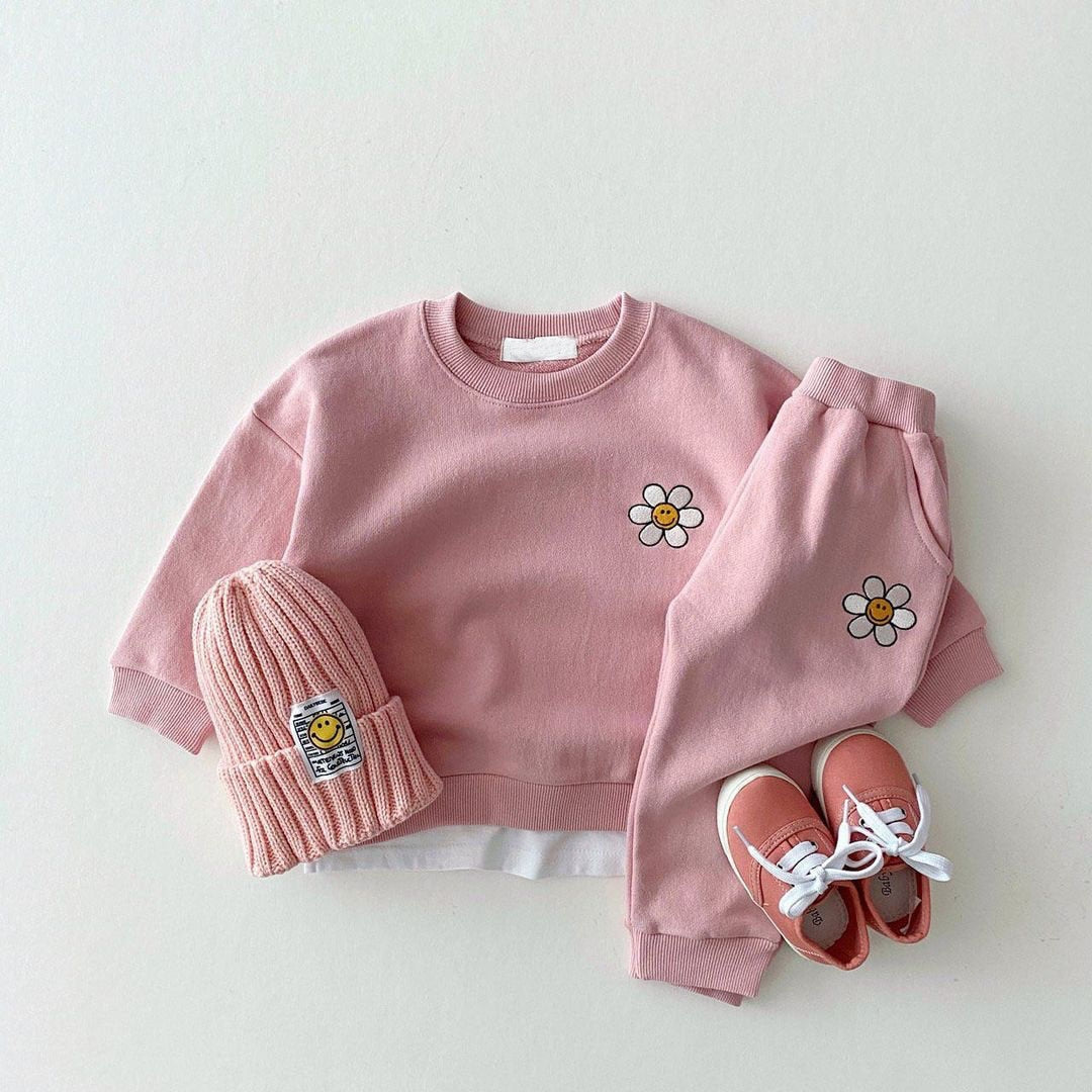Embroidered Daisy Tracksuit