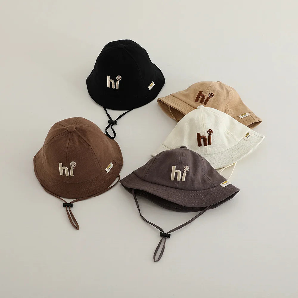 "hi" Baby Bucket Hat