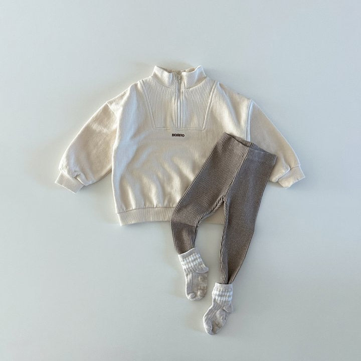 Zip Collar Sweatshirt
