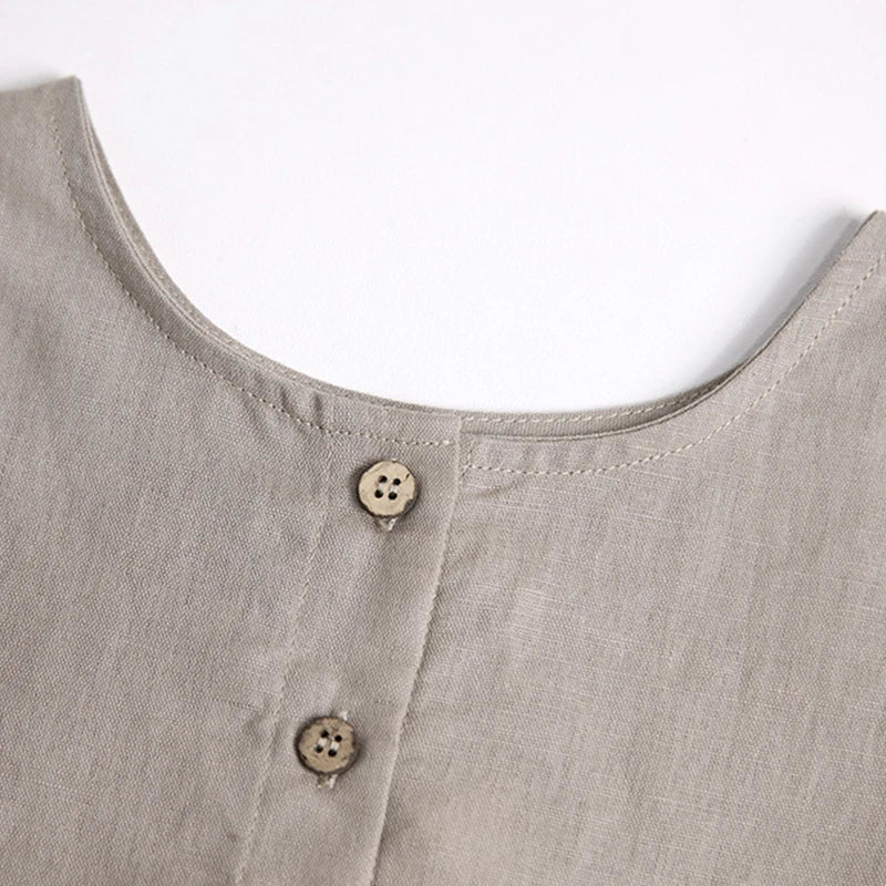 Vintage Pleated A-Line Dress