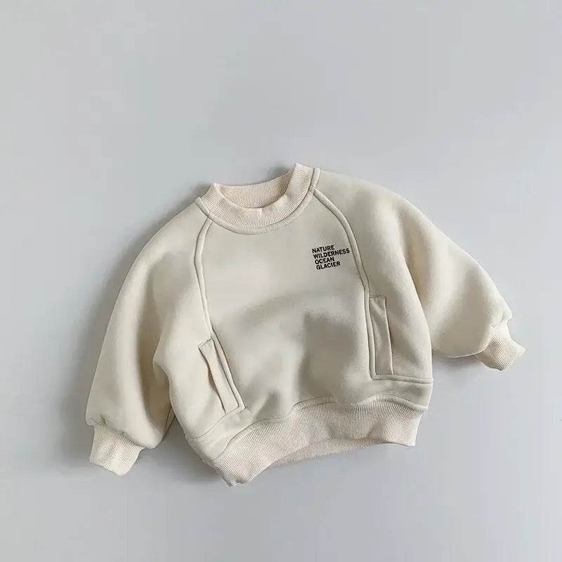 Thick Warm Unisex Fleece Sweatshirt