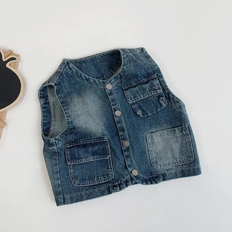Children's Vintage Denim Vest