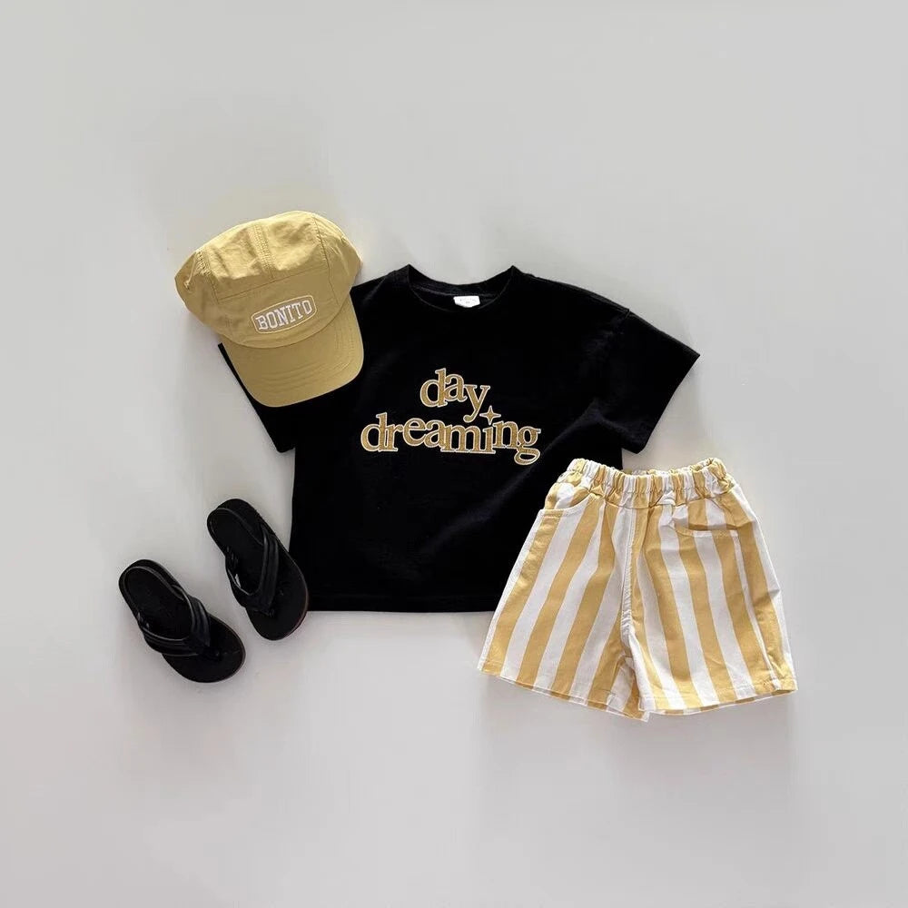 Trendy Striped Unisex Shorts