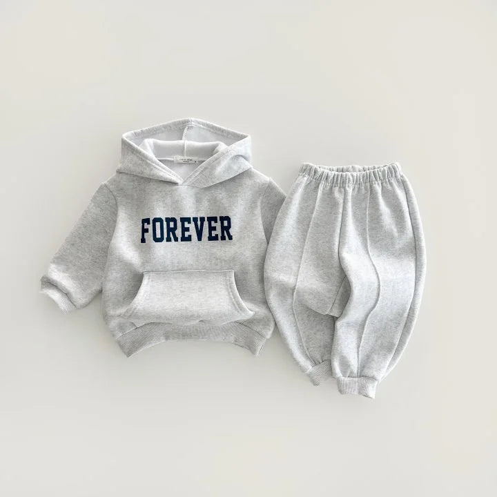 'FOREVER' Fleece Jogger Set