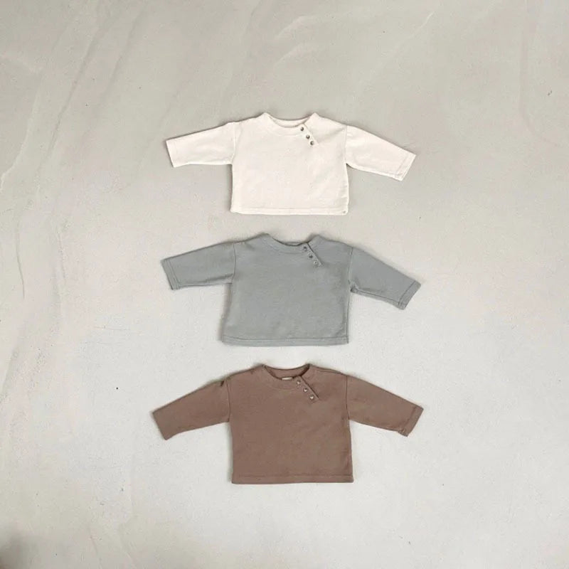 Solid Long-Sleeved T-Shirt