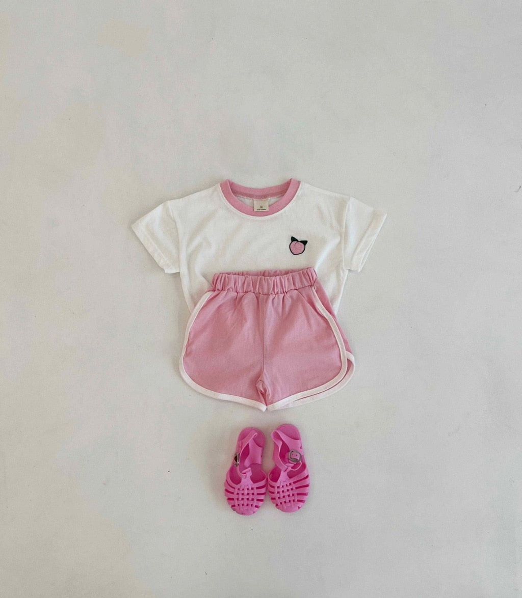 Short Sleeve Tee & Shorts Sports Set