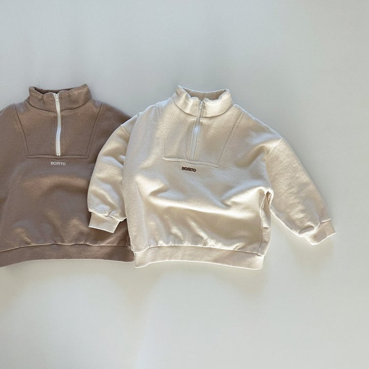 Zip Collar Sweatshirt