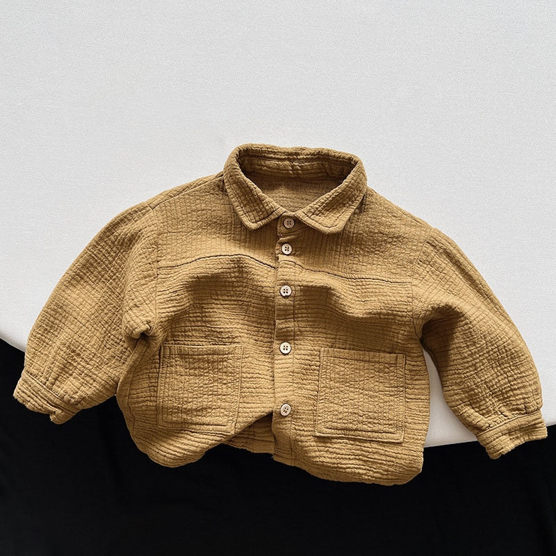 Front Pocket Button Down Jacket