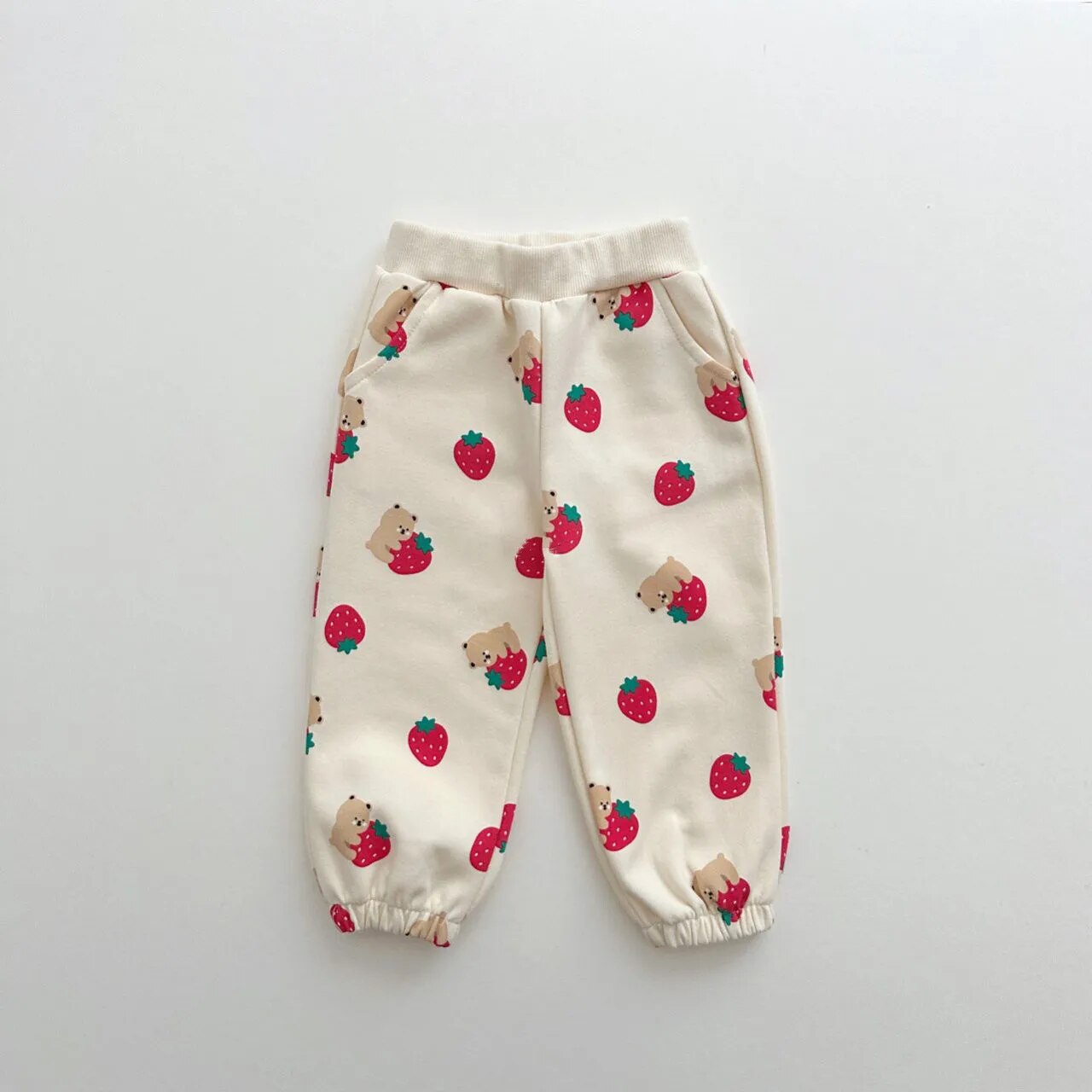 Strawberry Print Jogger Set