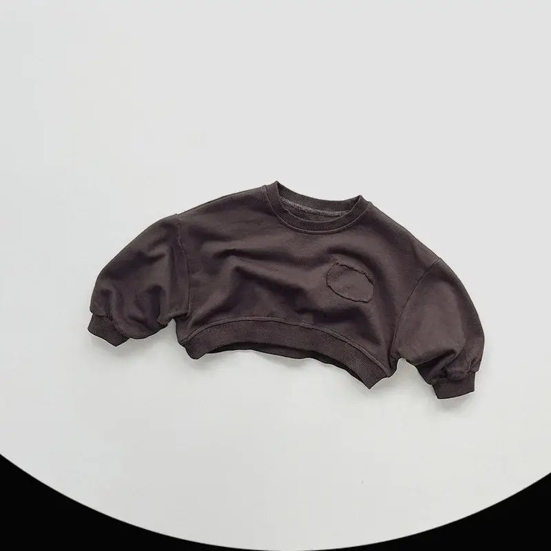 Long-Sleeved Casual Sweatshirt