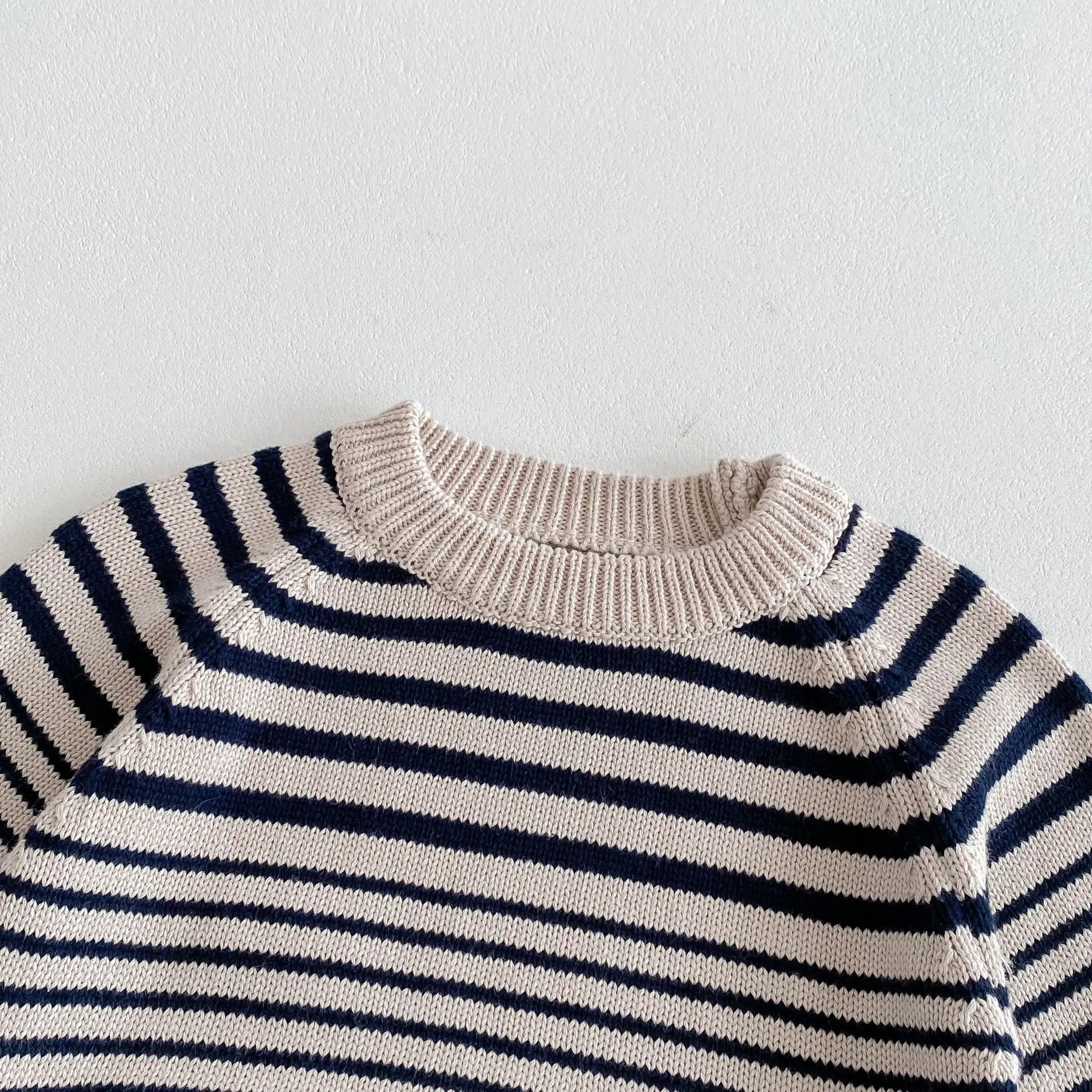 Striped Unisex Long-Sleeved Sweater