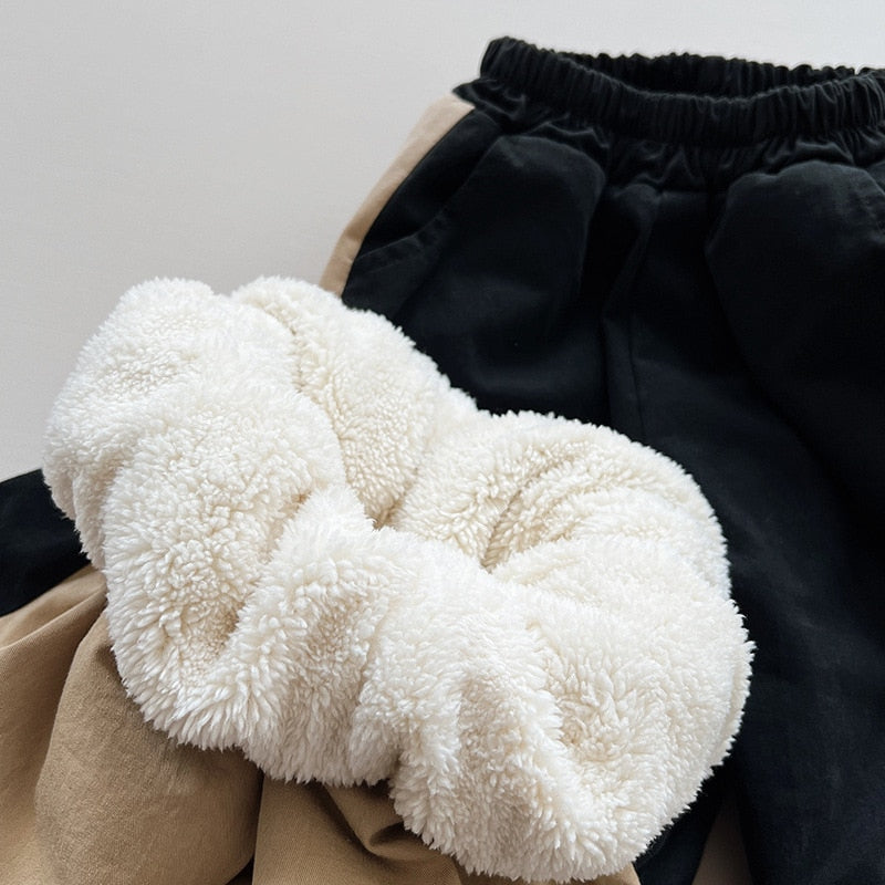 Warm Winter Color-Block Harem Pants