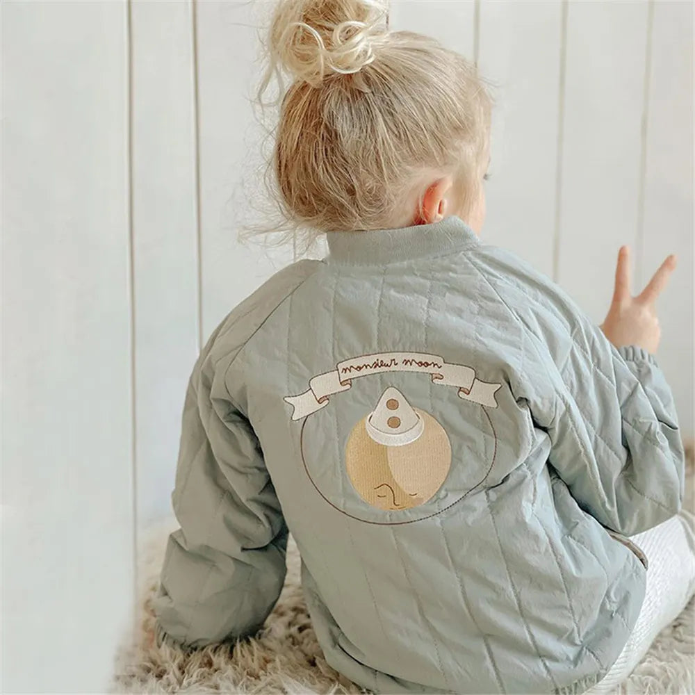 Fleece-Lined Kids Bomber Jacket