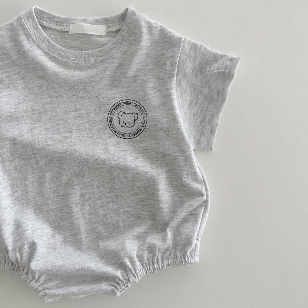 Little Bear Short-Sleeved Onesie