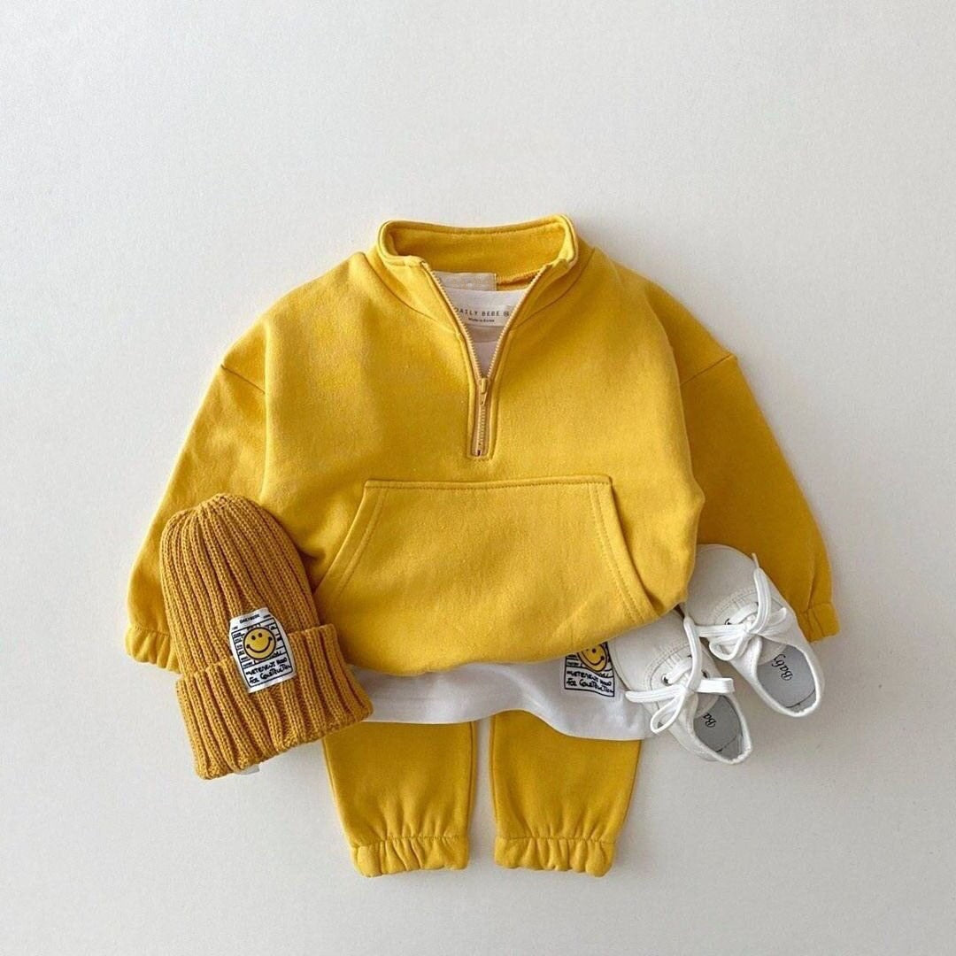 Half-Zip Toddler Jogger Set
