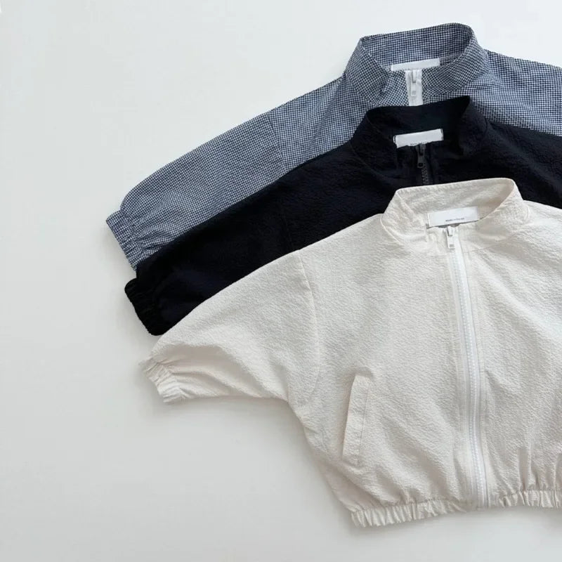 Two-Piece Lightweight Shorts & Jacket Set
