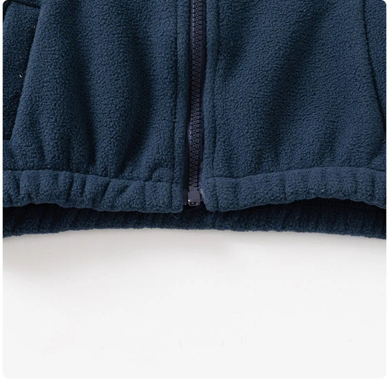 Color Block Polar Fleece Jacket