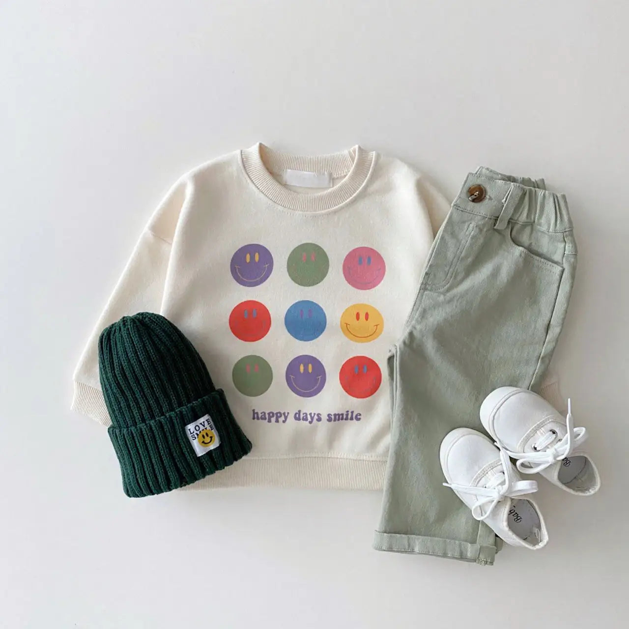 "Happy Days Smile" Jogger Set
