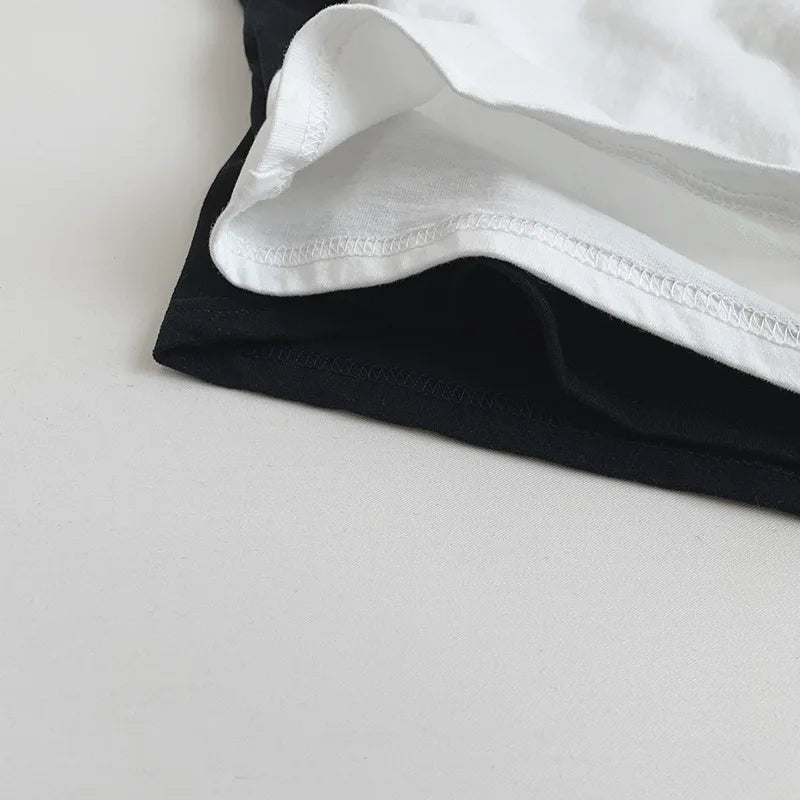 Boys Long Sleeve Letter Print Cotton Tee