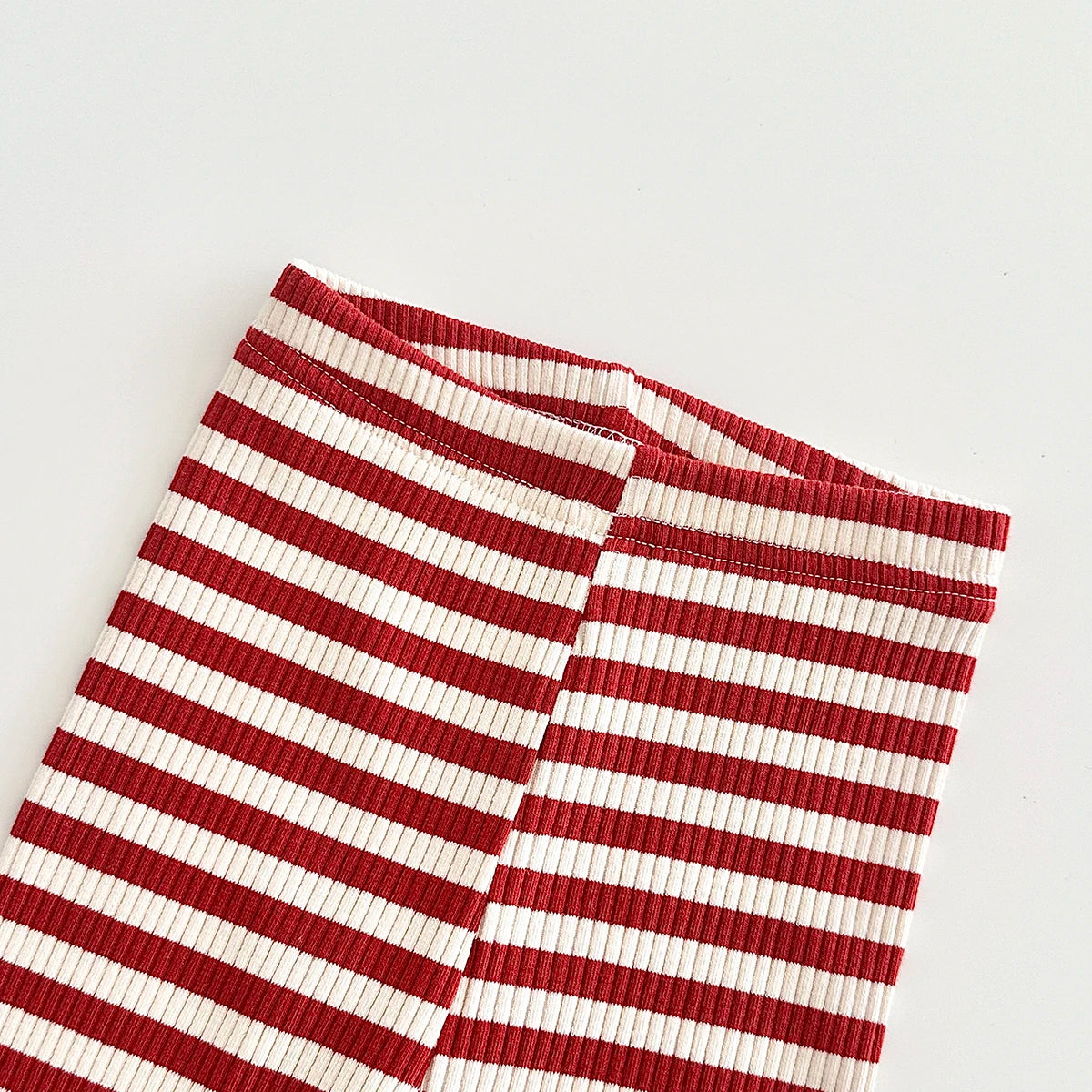 Plush Fruit Sweatshirt & Striped Leggings Set